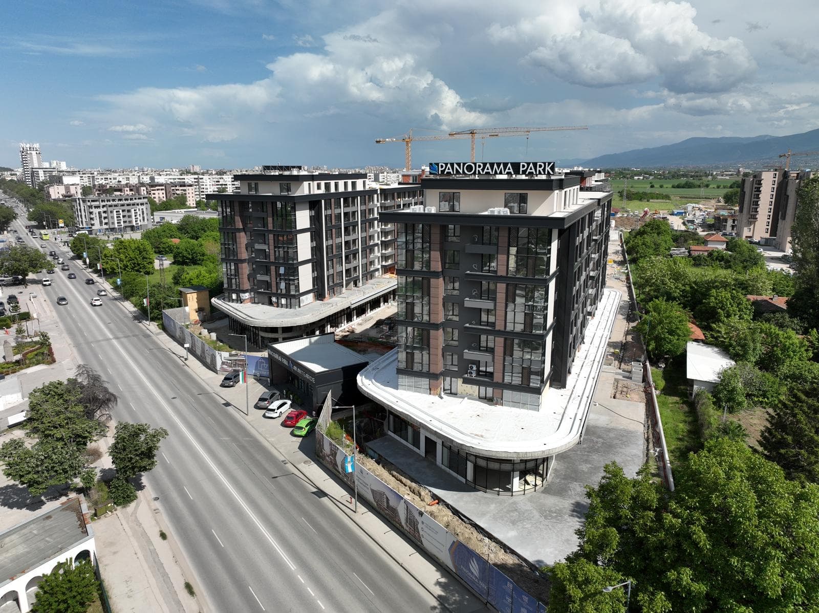 GERT ESTATE · PANORAMA PARK — въздушна снимка